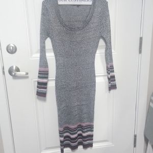 Almost Famous Grey sweater dress